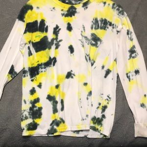 Hand tye-dyed shirt